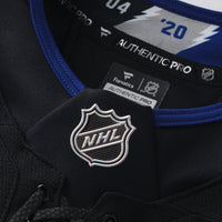 Tampa Bay Lightning Hockey Jersey, Black Authentic Alternate Sportswear Jersey Shirt, Long Sleeve Hockey Sweater Jersey, Casual Gift for Men