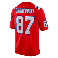 Rob Gronkowski New England Patriots Football Jersey, Red Sportswear Jersey Shirt, Lightweight Breathable Athletic Jersey, Casual Gift for Men