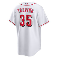 Jose Trevino Cincinnati Reds Baseball Jersey, White Replica Sportswear Jersey Shirt, Lightweight Breathable Athletic Jersey, Casual Gift for Men