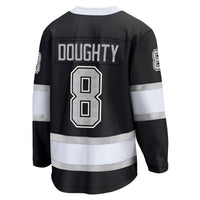 Drew Doughty Los Angeles Kings Hockey Jersey, Black Breakaway Sportswear Jersey Shirt, Long Sleeve Hockey Sweater Jersey, Casual Gift for Men
