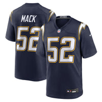 Khalil Mack Los Angeles Chargers Football Jersey, Navy Game Sportswear Jersey Shirt, Lightweight Breathable Athletic Jersey, Casual Gift for Men