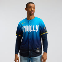 Philadelphia Phillies Baseball Jersey, Navy Limited Sportswear Jersey Shirt, Lightweight Breathable Athletic Jersey, Casual Gift for Men