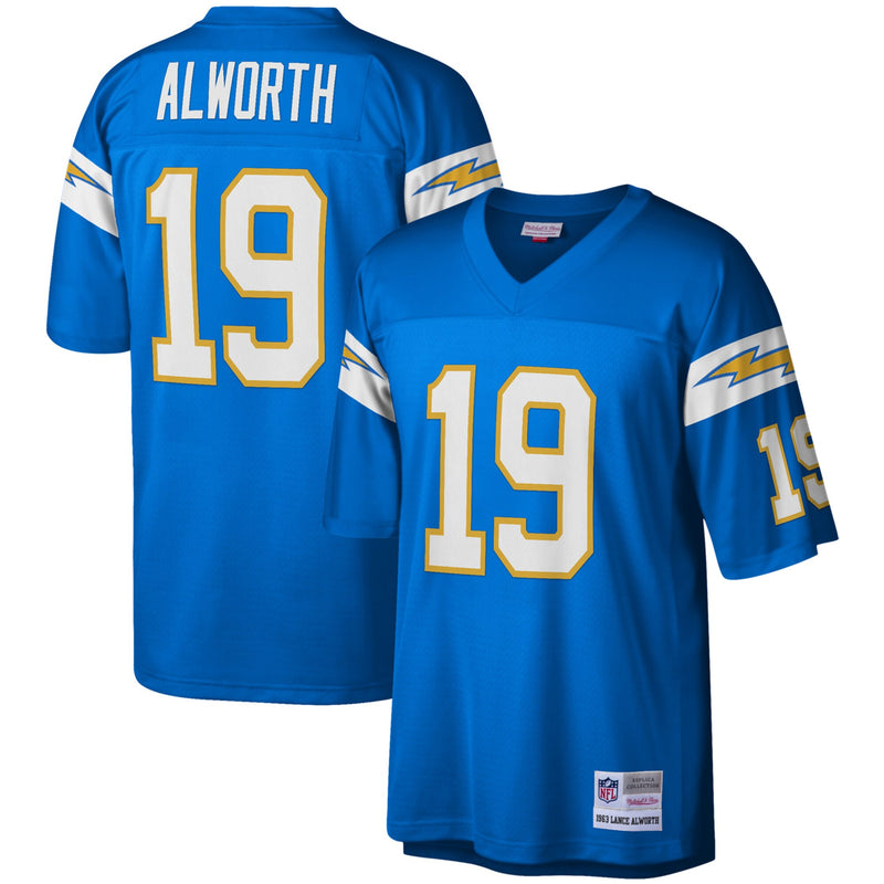 Lance Alworth Los Angeles Chargers Football Jersey, Powder Sportswear Jersey Shirt, Lightweight Breathable Athletic Jersey, Casual Gift for Men