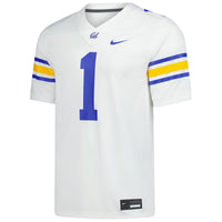 Cal Bears Football Jersey, White Game Alternate Sportswear Jersey Shirt, Lightweight Breathable Athletic Jersey, Casual Gift for Men