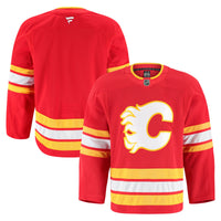 Calgary Flames Hockey Jersey, Red Authentic Sportswear Jersey Shirt, Long Sleeve Hockey Sweater Jersey, Casual Gift for Men, Style 201897994