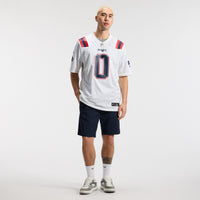 Christian Gonzalez New England Football Jersey, Sportswear Jersey Shirt, Lightweight Athletic Jersey, Casual Gift for Men, Style 204017141