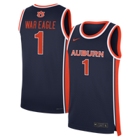 Auburn Tigers Basketball Jersey, Navy Replica Sportswear Jersey Shirt, Sleeveless Athletic Tank Jersey, Casual Gift for Men