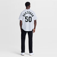 Huascar Brazoban Chicago White Sox Baseball Jersey, Replica Sportswear Jersey Shirt, Lightweight Breathable Athletic Jersey, Casual Gift for Men