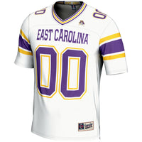 ECU Pirates Football Jersey, White Sportswear Jersey Shirt, Lightweight Breathable Athletic Jersey, Casual Gift for Men