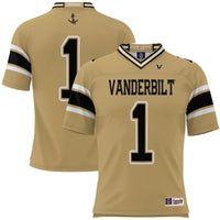 Vanderbilt Commodores Football Jersey, Sportswear Jersey Shirt, Lightweight Breathable Athletic Jersey, Casual Gift for Men, Style 200425268