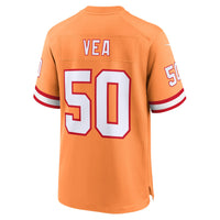 Vita Vea Tampa Bay Buccaneers Football Jersey, Orange Game Sportswear Jersey Shirt, Lightweight Breathable Athletic Jersey, Casual Gift for Men