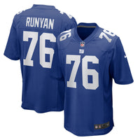 Jon Runyan New York Giants Football Jersey, Royal Game Sportswear Jersey Shirt, Lightweight Breathable Athletic Jersey, Casual Gift for Men
