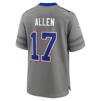 Josh Allen Buffalo Bills Football Jersey, Gray Game Sportswear Jersey Shirt, Lightweight Breathable Athletic Jersey, Casual Gift for Men
