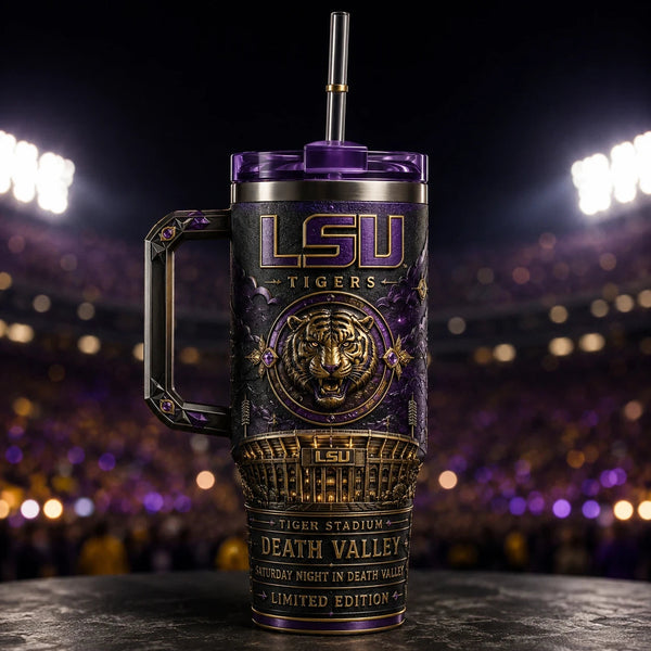 LSU - Death Valley Relief in Purple and Gold - main