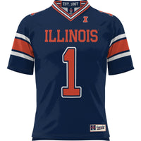 Illinois Fighting Illini Football Jersey, Sportswear Jersey Shirt, Lightweight Breathable Athletic Jersey, Casual Gift for Men, Style 200425280