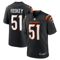 Isaiah Foskey Cincinnati Bengals Football Jersey, Black Sportswear Jersey Shirt, Lightweight Breathable Athletic Jersey, Casual Gift for Men