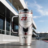 23XI Platinum Crest - Silver Shield Racing Tumbler