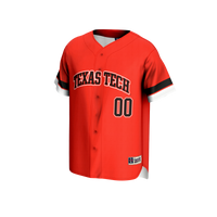 Texas Tech Red Raiders Baseball Jersey, Sportswear Jersey Shirt, Lightweight Breathable Athletic Jersey, Casual Gift for Men, Style 202915982