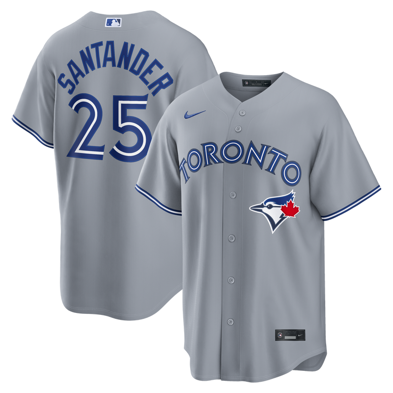 Anthony Santander Toronto Blue Jays Baseball Jersey, Gray Sportswear Jersey Shirt, Lightweight Breathable Athletic Jersey, Casual Gift for Men