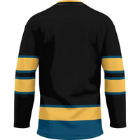 Kennebec Valley Community College Hockey Jersey, Black Sportswear Jersey Shirt, Long Sleeve Hockey Sweater Jersey, Casual Gift for Men