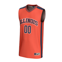 Illinois Fighting Illini Basketball Jersey, Orange Fashion Sportswear Jersey Shirt, Sleeveless Athletic Tank Jersey, Casual Gift for Men