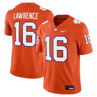 Clemson Tigers Football Jersey, Orange Sportswear Jersey Shirt, Lightweight Breathable Athletic Jersey, Casual Gift for Men, Style 200894536