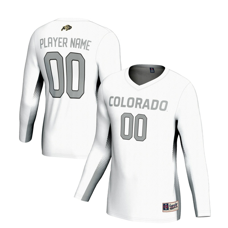 Colorado Buffaloes Volleyball Jersey, White Lightweight Sportswear Jersey Shirt, Lightweight Breathable Athletic Jersey, Casual Gift for Men