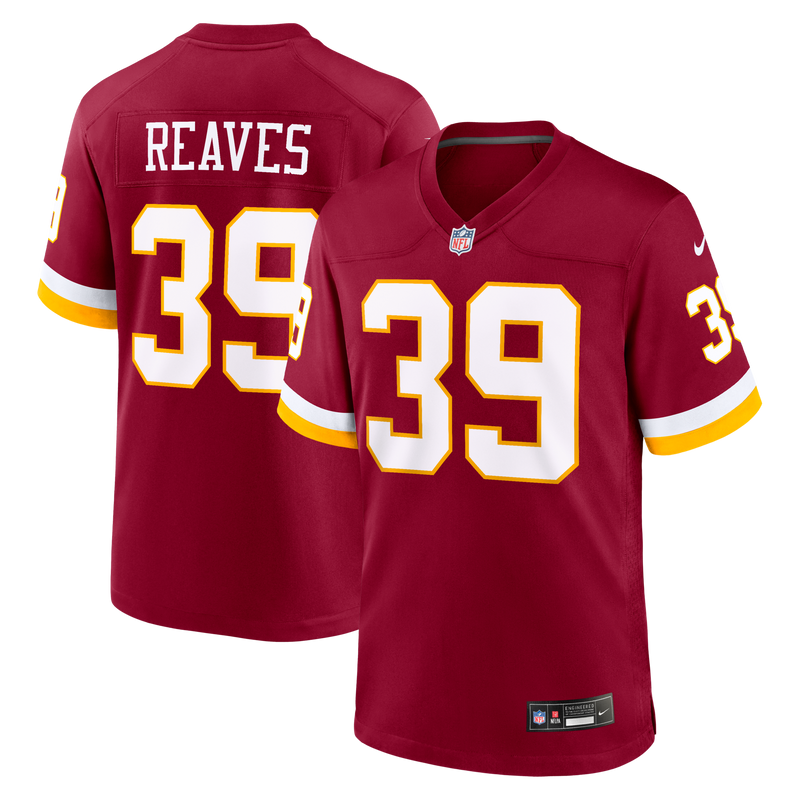 Jeremy Reaves Washington Commanders Football Jersey, Sportswear Jersey Shirt, Lightweight Athletic Jersey, Casual Gift for Men, Style 204039870