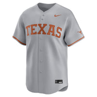 Texas Longhorns Baseball Jersey, Gray Limited Alternate Sportswear Jersey Shirt, Lightweight Breathable Athletic Jersey, Casual Gift for Men