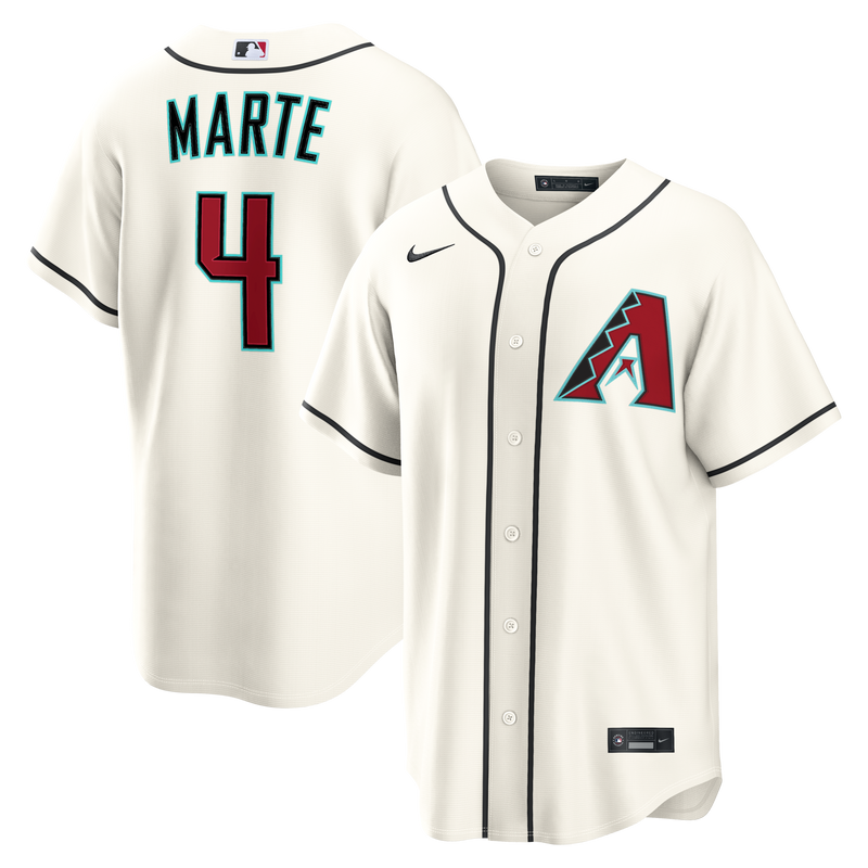 Ketel Marte Arizona Diamondbacks Baseball Jersey, Sportswear Jersey Shirt, Lightweight Athletic Jersey, Casual Gift for Men, Style 203195335