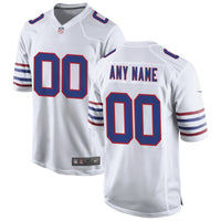 Buffalo Bills Football Jersey, White Game Alternate Sportswear Jersey Shirt, Lightweight Breathable Athletic Jersey, Casual Gift for Men