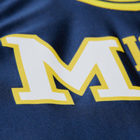 Michigan Wolverines 1988/89 Football Jersey, Navy Authentic Sportswear Jersey Shirt, Lightweight Breathable Athletic Jersey, Casual Gift for Men