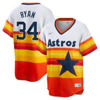 Nolan Ryan Houston Astros Baseball Jersey, White Home Sportswear Jersey Shirt, Lightweight Breathable Athletic Jersey, Casual Gift for Men