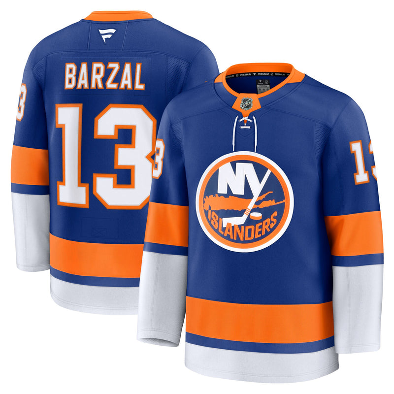 Mathew Barzal New York Islanders Hockey Jersey, Royal Premium Sportswear Jersey Shirt, Long Sleeve Hockey Sweater Jersey, Casual Gift for Men