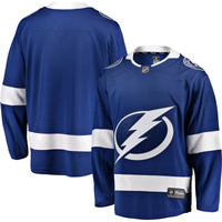 Tampa Bay Lightning Hockey Jersey, Blue Breakaway Sportswear Jersey Shirt, Long Sleeve Hockey Sweater Jersey, Casual Gift for Men, Style 2793246