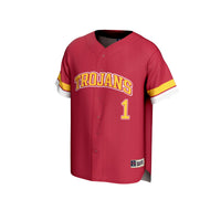 USC Trojans Collegiate Baseball Jersey, Cardinal Fashion Sportswear Jersey Shirt, Lightweight Breathable Athletic Jersey, Casual Gift for Men