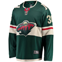 Mats Zuccarello Minnesota Wild Hockey Jersey, Green Breakaway Sportswear Jersey Shirt, Long Sleeve Hockey Sweater Jersey, Casual Gift for Men