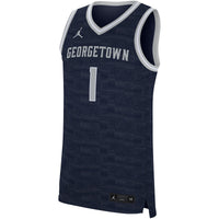 Georgetown Hoyas Football Jersey, Navy Replica Sportswear Jersey Shirt, Lightweight Breathable Athletic Jersey, Casual Gift for Men