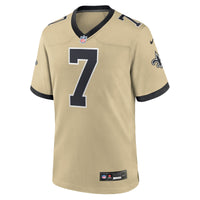 Taysom Hill New Orleans Saints Football Jersey, Gold Game Sportswear Jersey Shirt, Lightweight Breathable Athletic Jersey, Casual Gift for Men