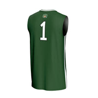 Ohio Bobcats Basketball Jersey, Green Fashion Lightweight Sportswear Jersey Shirt, Sleeveless Athletic Tank Jersey, Casual Gift for Men