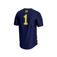 Cal Bears Soccer Jersey, Navy Fashion Lightweight Sportswear Jersey Shirt, Lightweight Breathable Athletic Jersey, Casual Gift for Men
