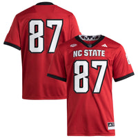 NC State Wolfpack Football Jersey, Red Sportswear Jersey Shirt, Lightweight Breathable Athletic Jersey, Casual Gift for Men, Style 202538860