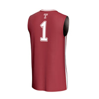 Temple Owls Basketball Jersey, Cherry Lightweight Sportswear Jersey Shirt, Sleeveless Athletic Tank Jersey, Casual Gift for Men