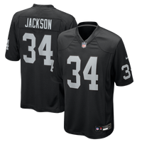 Bo Jackson Las Vegas Raiders Football Jersey, Black Game Sportswear Jersey Shirt, Lightweight Breathable Athletic Jersey, Casual Gift for Men
