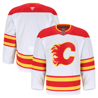 Calgary Flames Hockey Jersey, White Authentic Away Sportswear Jersey Shirt, Long Sleeve Hockey Sweater Jersey, Casual Gift for Men