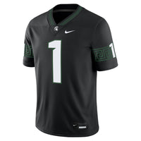 Michigan State Spartans Football Jersey, Black Game Sportswear Jersey Shirt, Lightweight Breathable Athletic Jersey, Casual Gift for Men