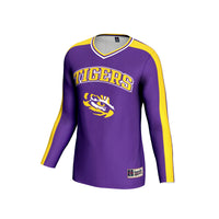 LSU Tigers Volleyball Jersey, Purple Sportswear Jersey Shirt, Lightweight Breathable Athletic Jersey, Casual Gift for Men, Style 203153784