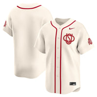 Ohio State Buckeyes Baseball Jersey, Cream Limited Sportswear Jersey Shirt, Lightweight Breathable Athletic Jersey, Casual Gift for Men