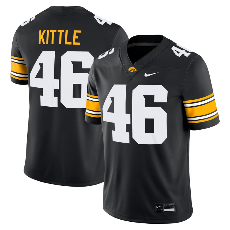 Iowa Hawkeyes Football Jersey, Black Game Sportswear Jersey Shirt, Lightweight Breathable Athletic Jersey, Casual Gift for Men, Style 202709866