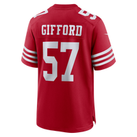 Luke Gifford San Francisco 49ers Football Jersey, Scarlet Sportswear Jersey Shirt, Lightweight Breathable Athletic Jersey, Casual Gift for Men